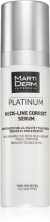 Martiderm Platinum sérum intense effet lifting pour raffermir la peau du cou et du menton