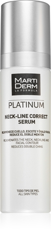 MartiDerm Platinum Neck-Line Correct Serum интензивен лифтинг серум за стягане на шията и брадичката