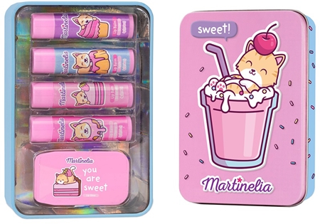 Martinelia Yummy Lip Care Tin Box lip set (for children)