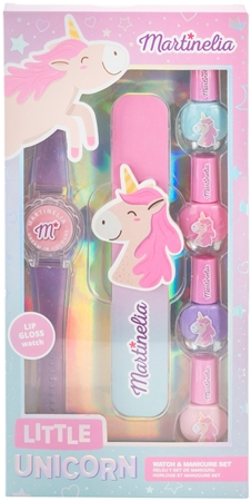 Martinelia Little Unicorn Watch & Manicure kit para niños