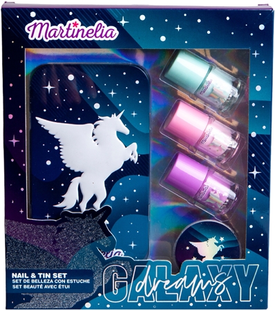 Martinelia Galaxy Dreams Dream Nails & Tin Box Geschenkset für Kinder