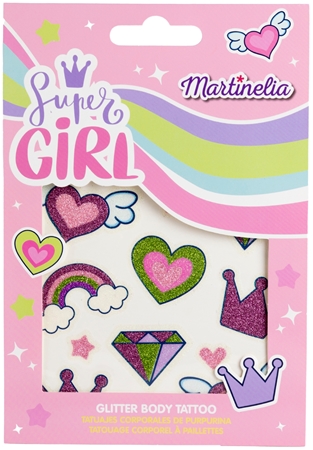 Martinelia Super Girl Glitter Body Tatto tetování pro děti