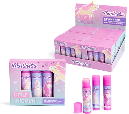 Martinelia Little Unicorn Lip Balm Trio balsam do ust dla dzieci