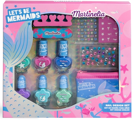 Martinelia Let´s be Mermaid Nail Design kit para uñas para niños 3+
