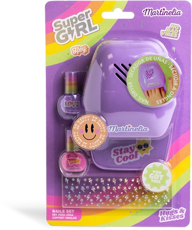 Martinelia Super Girl Nails set para uñas para niños 3+