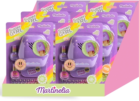 Martinelia Super Girl Nails set para uñas para niños 3+