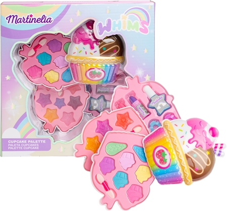 Martinelia Whims Cupcake Palette Make-up Palette For Eyes And Lips for children