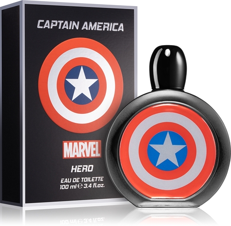 Marvel Captain America Anzug Herren-Set - Sakko, Hose & Krawatte Mit Comic-Print, Größe 52