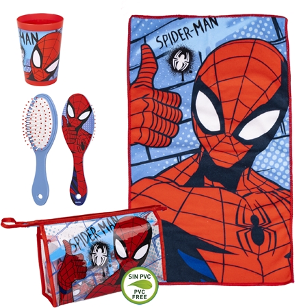 Marvel Spiderman Travel Set Reiseset für Kinder