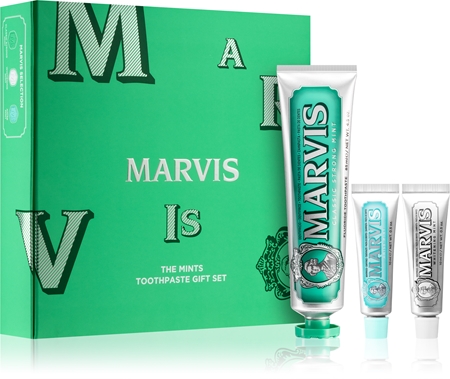 Marvis Flavour Collection The Mints pastă de dinți (3 pc) set cadou