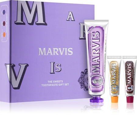 Marvis Flavour Collection The Sweets dentifricio (3 pz) confezione regalo