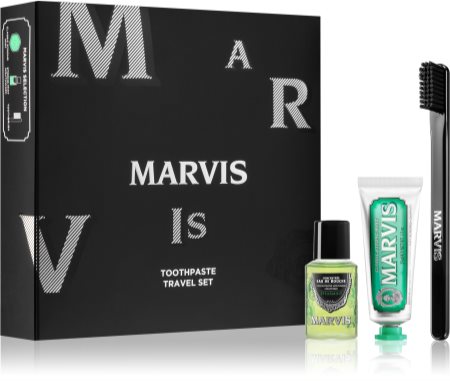 Marvis Toothpaste travel set kit da viaggio (per denti, lingua e gengive)