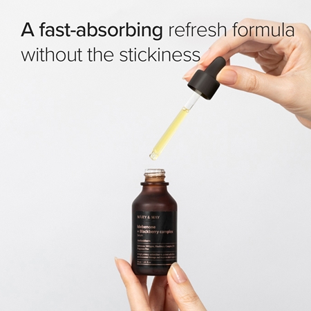 Mary&May Idebenone + Blackberry Complex Serum Antioxidant Serum to brighten and smooth the skin