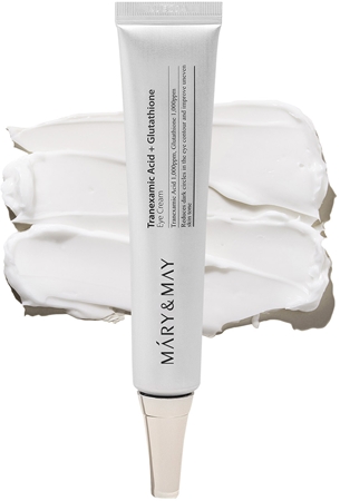 Mary&May Tranexamic Acid + Glutathione Eye Cream crème contour des yeux anti-rides contre les cernes et les yeux gonflés
