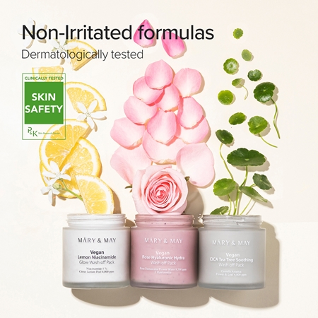 Mary&May Cica Tea Tree Soothing μεταλλική μάσκα καθαρισμού από άργιλο για να καταπραύνει την επιδερμίδα πρόσωπου