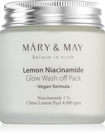 MARY & MAY Lemon Niacinamid Máscara hidratante e iluminadora
