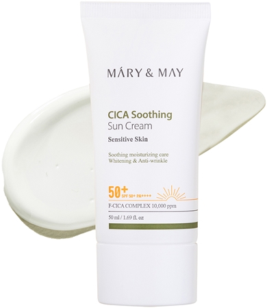 Mary&May Cica Soothing Soothing Protection Cream SPF 50+