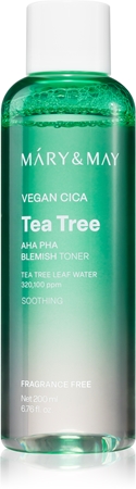 Mary&May Cica Tea Tree AHA PHA beruhigendes Tonikum für problematische Haut, Akne