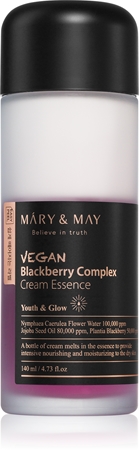 MARY & MAY Blackberry Complex Cream Essence esencia hidratante concentrada para pieles sensibles