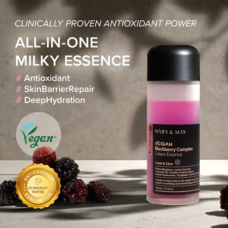 Mary&May Blackberry Complex Cream Essence Concentrated Hydrating Essence for sensitive skin