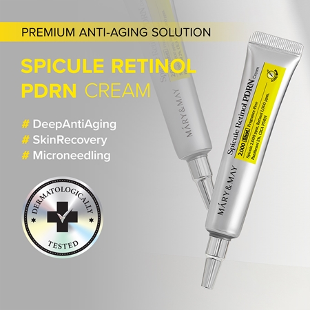 Mary&May Spicule Retinol PDRN Cream intensive Antifaltencreme mit beruhigender Wirkung