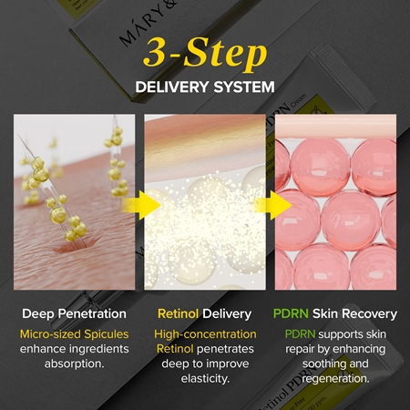 Mary&May Spicule Retinol PDRN Cream intensive Antifaltencreme mit beruhigender Wirkung