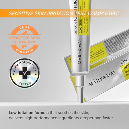 Mary&May Spicule Retinol PDRN Cream intensive Antifaltencreme mit beruhigender Wirkung