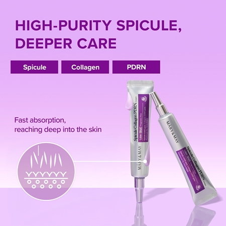 Mary&May Spicule Collagen PDRN Cream zjemňujúci a vyživujúci krém pre obnovu kožnej bariéry