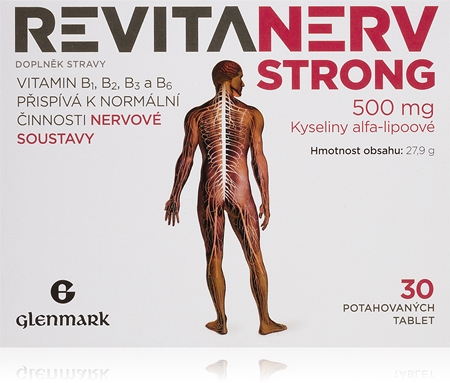 Revitanerv Strong tabletki na prawidłową czynność układu nerwowego