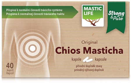 Masticlife Chios Masticha kapsuly na podporu trávenia