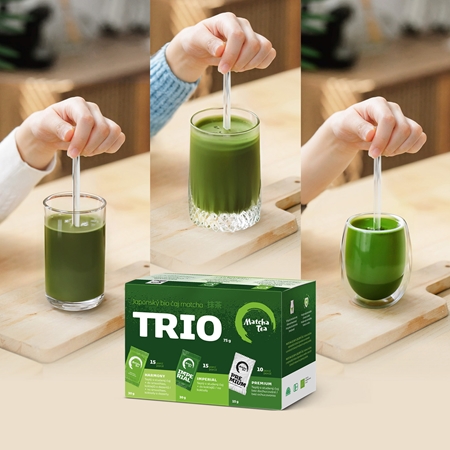 Matcha Tea Trio BIO matcha prášek