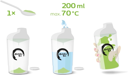 Matcha Tea Matcha Latte Vegan BIO prášok na prípravu nápoja s matchou