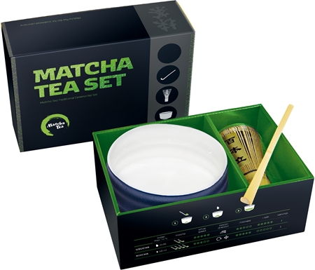 Matcha Tea Matcha Set JIRO coffret cadeau pour la préparation de boisson