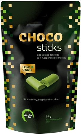 Matcha Tea ChocoSticks bílá čokoláda s matchou
