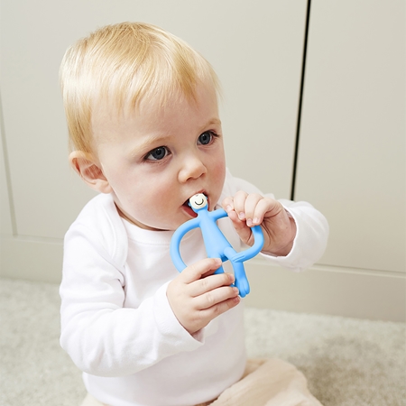 Matchstick Monkey Teething Toy and Gel Applicator gryzak ze szczoteczką 2 w 1