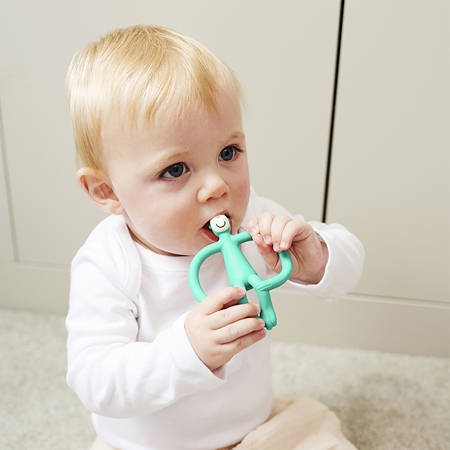 Matchstick Monkey Teething Toy and Gel Applicator gryzak ze szczoteczką 2 w 1