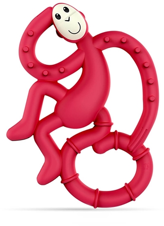 Matchstick Monkey Mini Monkey Teether dentaruolo con un ingrediente antimicrobico