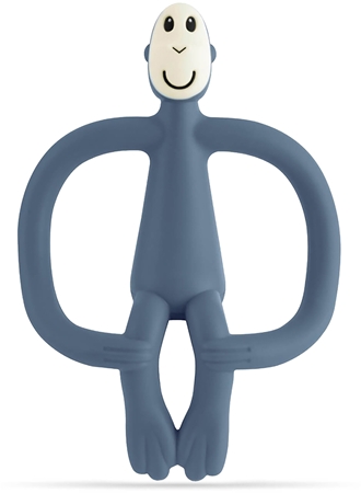 Matchstick Monkey Teething Toy and Gel Applicator purulelu mukana harja 2in1