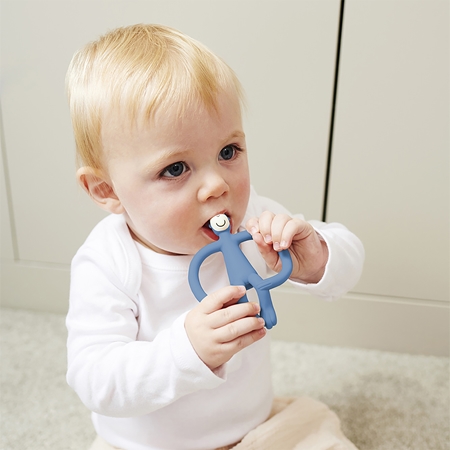 Matchstick Monkey Teething Toy and Gel Applicator purulelu mukana harja 2in1