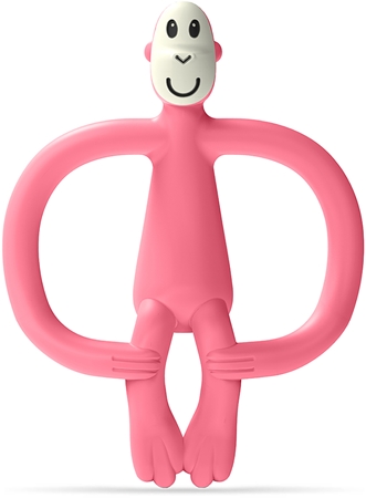 Matchstick Monkey Monkey Teether rágóka 2in1 kefével