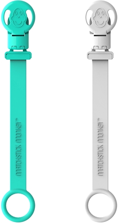 Matchstick Monkey Soother Clips pinza para el chupete