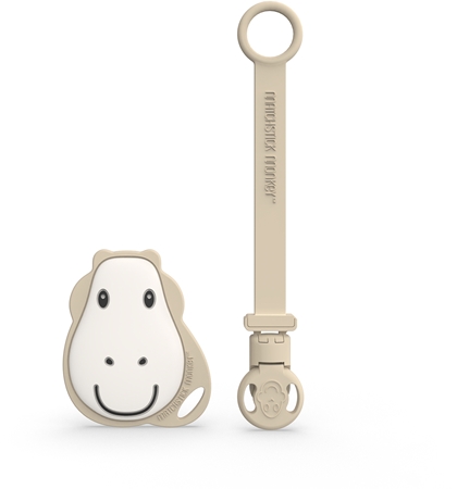 Matchstick Monkey Flat Face Teether & Soother Clip Kinkekomplekt lastele