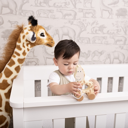 Matchstick Monkey Pull Along Animal συρόμενο παιχνίδι