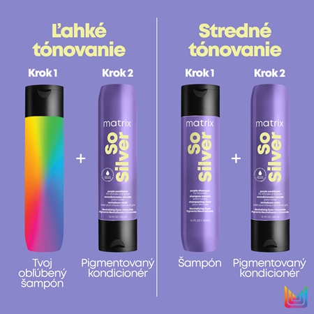 Matrix So Silver šampón neutralizujúci žlté tóny