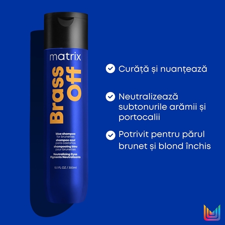 Matrix Brass Off șampon neutralizarea subtonurilor de alamă