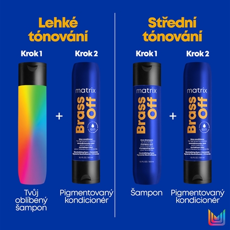 Matrix Brass Off šampon neutralizující mosazné podtóny