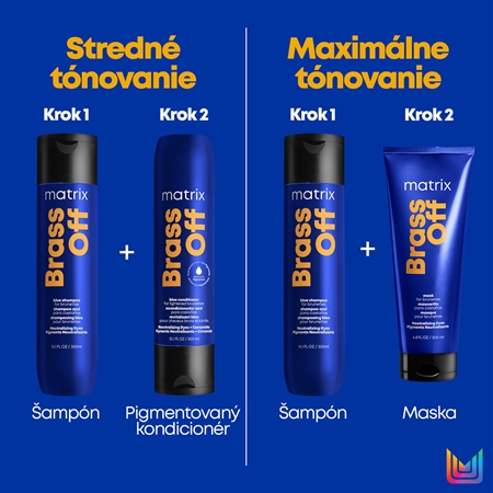 Matrix Brass Off šampón neutralizujúci mosadzné podtóny