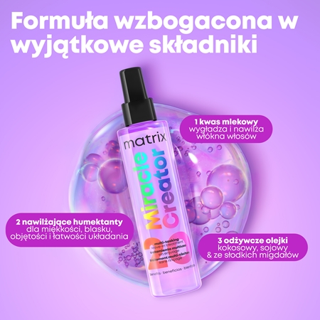 Matrix Miracle Creator Spray wielofunkcyjna pielęgnacja włosów