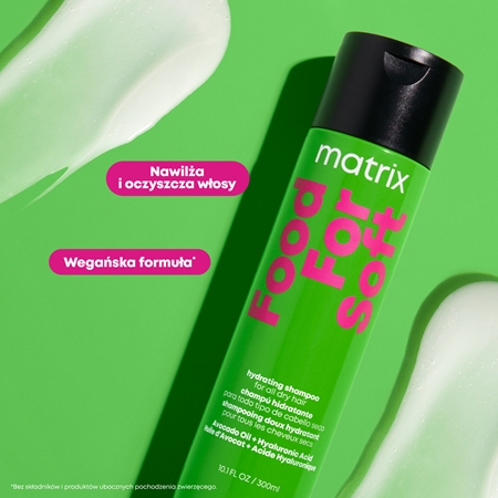 Matrix Food For Soft szampon nawilżający z kwasem hialuronowym