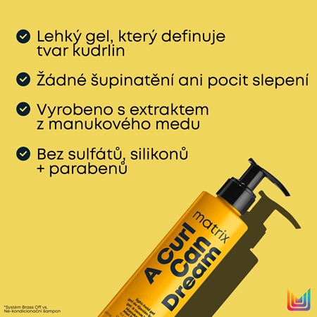 Matrix A Curl Can Dream fixační gel pro vlnité a kudrnaté vlasy